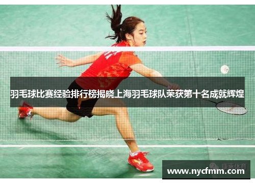 羽毛球比赛经验排行榜揭晓上海羽毛球队荣获第十名成就辉煌
